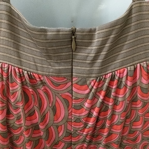 Trina Turk geometric print babydoll empire dress - Picture 12 of 12